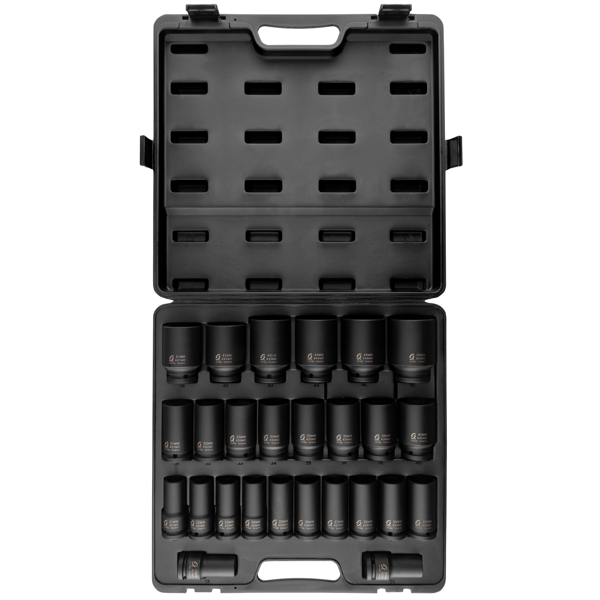 Sunex Tools Deep Impact Socket Set — 3/4in. Drive, 26-Pc., Metric, 6-Point, CR-MO Steel, Model# 4693